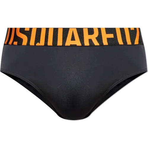 Beachwear, male, , Size: 2XL Swim briefs - Dsquared2 - Modalova