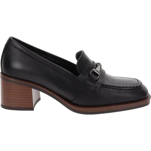 Leather Women Heeled Shoes , female, Sizes: 3 UK, 2 UK, 6 UK - Nerogiardini - Modalova
