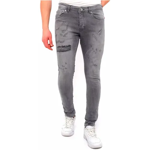 Stretch-Jeans Herren Slim Fit -Dc-055 , Herren, Größe: W34 - True Rise - Modalova