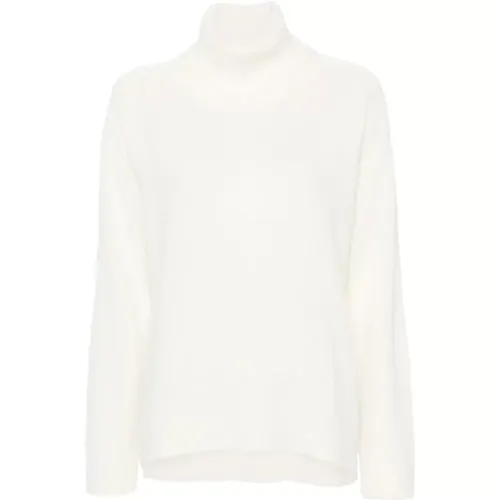 Turtlenecks, female, , Size: M Luxurious Cream Sweater Knitwear - P.a.r.o.s.h. - Modalova