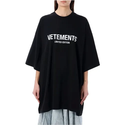 Unisexs Clothing T-Shirts Polos Ss24 , female, Sizes: M - Vetements - Modalova