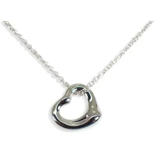 Pre-owned Jewellery, female, , Size: ONE SIZE Pre-owned Silver necklaces - Tiffany & Co. Pre-owned - Modalova