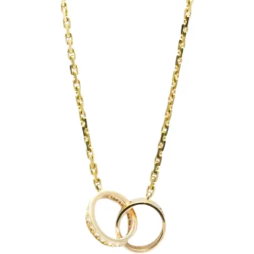 Pre-owned Jewellery, female, , Size: ONE SIZE Pre-owned Gold necklaces - Cartier Vintage - Modalova