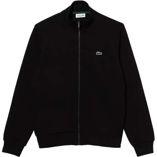 Schwarzer Kapuzenpullover , Herren, Größe: L - Lacoste - Modalova