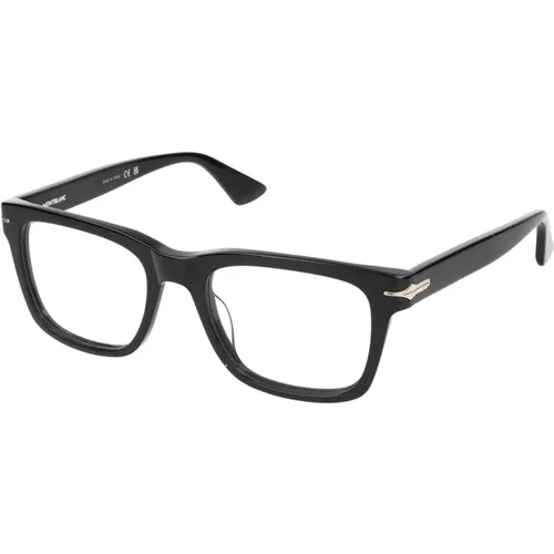 Stylish Eyeglasses Mb0266O , male, Sizes: 52 MM - Montblanc - Modalova