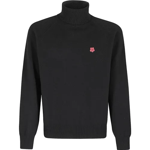 Boke Flower Turtleneck Pullover , Herren, Größe: M - Kenzo - Modalova