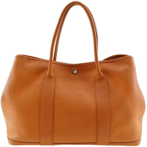 Pre-owned Tote Bags, female, , Size: ONE SIZE Pre-owned Leather handbags - Hermès Vintage - Modalova