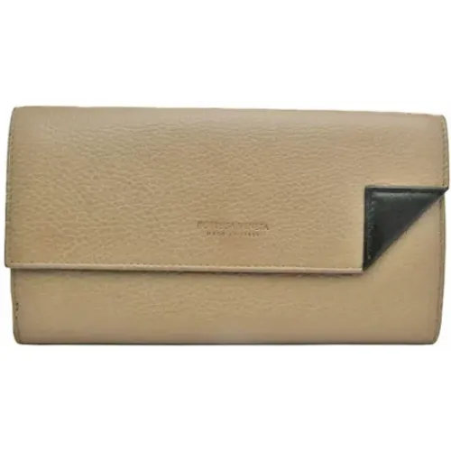 Pre-owned Wallets, female, , Size: ONE SIZE Pre-owned Leather wallets - Bottega Veneta Vintage - Modalova