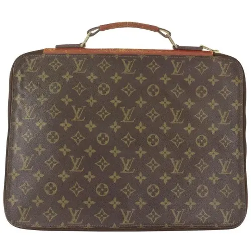 Pre-owned Handbags, female, , Size: ONE SIZE Used Handbag, Made in France, Length: 14.5 - Louis Vuitton Vintage - Modalova