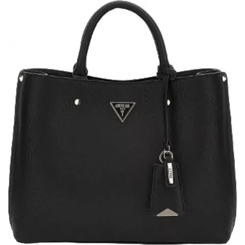 New Rectangular Handbag with Granulated Effect and Logo , female, Sizes: ONE SIZE - Guess - Modalova