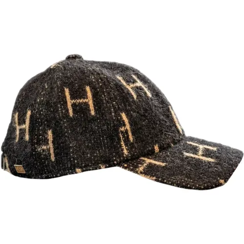 Hat Accessory H1028 Black , female, Sizes: ONE SIZE - Hést - Modalova