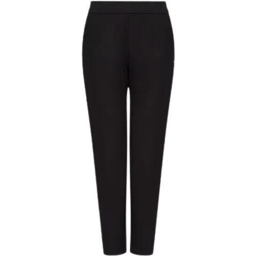 Viscose Cropped Trousers , female, Sizes: L, M - Armani Exchange - Modalova