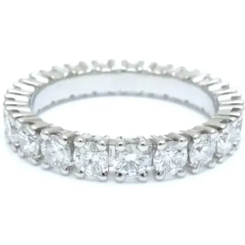 Pre-owned Platinum rings , female, Sizes: ONE SIZE - Cartier Vintage - Modalova