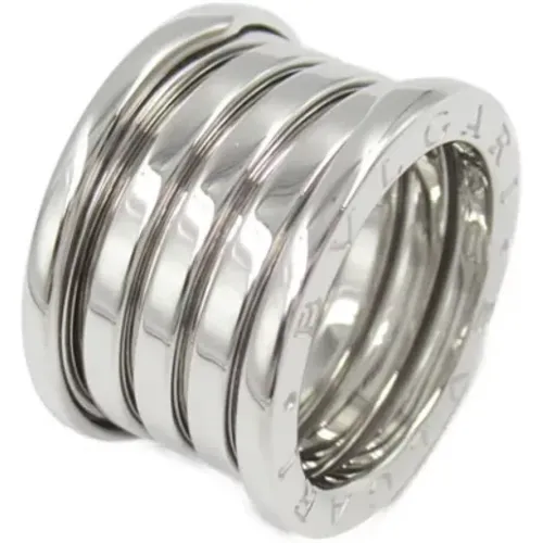 Pre-owned Jewellery, female, , Size: ONE SIZE Pre-owned White Gold rings - Bvlgari Vintage - Modalova