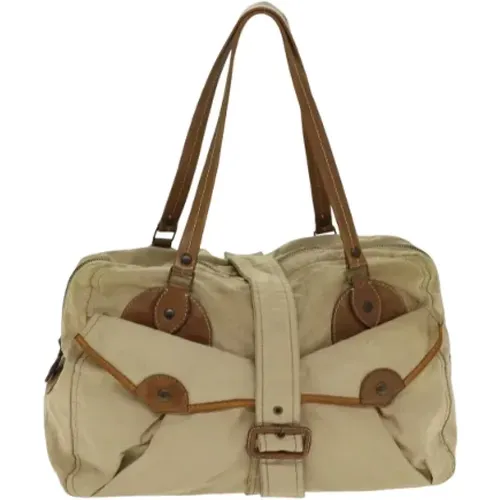 Pre-owned Canvas shoulder-bags , female, Sizes: ONE SIZE - Miu Miu Pre-owned - Modalova