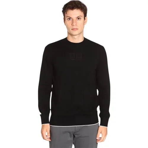 Classic Sweater , male, Sizes: S, L, XS - Armani Exchange - Modalova