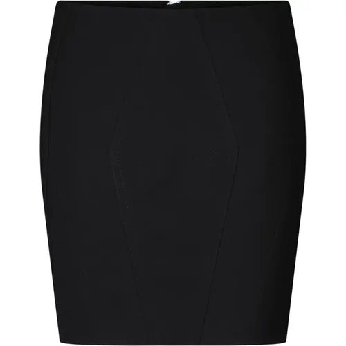 Stitched Mini Skirt , female, Sizes: L, XL - Hugo Boss - Modalova