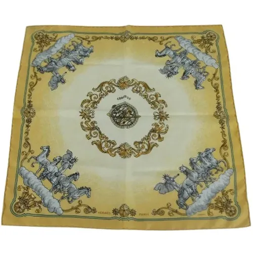 Pre-owned Scarves, female, , Size: ONE SIZE Pre-owned Silk scarves - Hermès Vintage - Modalova