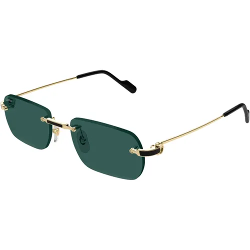 Sunglasses, male, , Size: 55 MM Ct0498S 003 Sunglasses - Cartier - Modalova