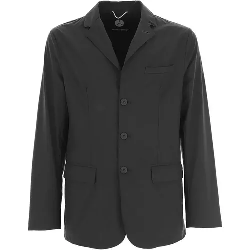 Blazers, male, , Size: S Water-Repellent Blazer with 3-Button Closure and Multiple Pockets - People of Shibuya - Modalova