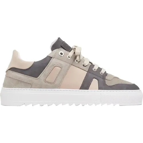 Sneakers, male, , Size: 7 US Taupe Bari Sneakers - Mason Garments - Modalova