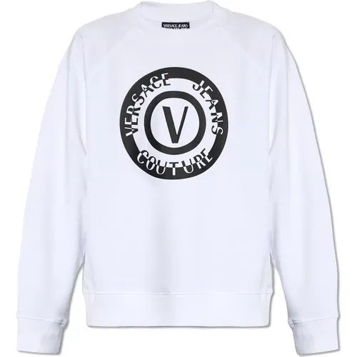 Oversize-Sweatshirt , Herren, Größe: M - Versace Jeans Couture - Modalova