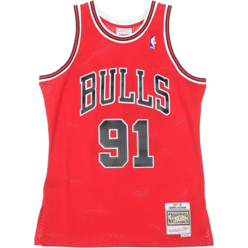 Chicago Bulls Rodman Swingman Jersey , male, Sizes: L - Mitchell & Ness - Modalova