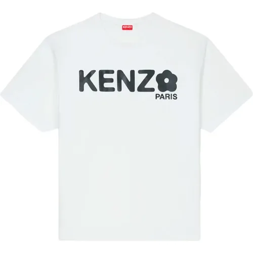 Boke Flower 2.0 Kurzarm T-Shirt , Damen, Größe: S - Kenzo - Modalova