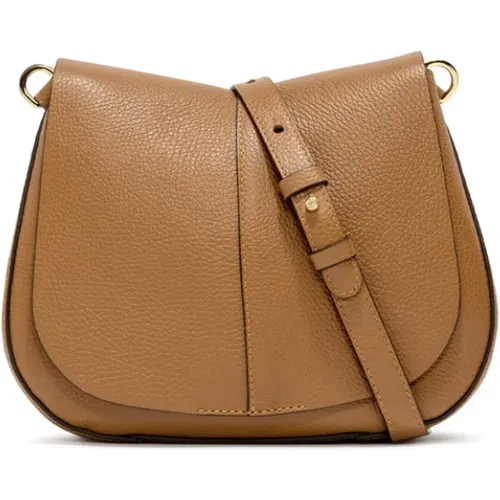 Helena Round Leather Bag , female, Sizes: ONE SIZE - Gianni Chiarini - Modalova