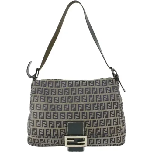 Pre-owned Shoulder Bags, female, , Size: ONE SIZE Pre-owned Canvas fendi-bags - Fendi Vintage - Modalova