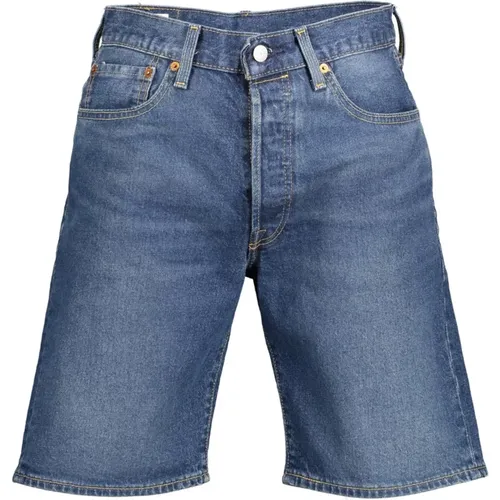 Levi's, Blaue Herren Jeans Shorts 501 Stil , Herren, Größe: W29 - Levis - Modalova