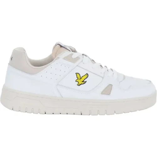 Sneakers, male, , Size: 9 US Tone-on-tone Sneakers with Embroidered Logo - Lyle & Scott - Modalova