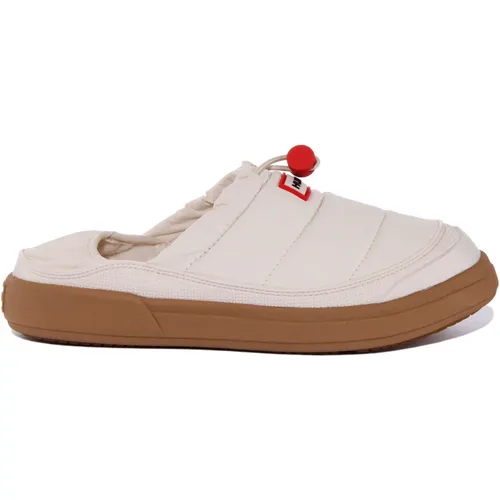 Indoor Outdoor Slipper Cream Women , female, Sizes: 6 UK, 3 UK, 10 UK, 5 UK, 9 UK, 7 UK - Hunter - Modalova