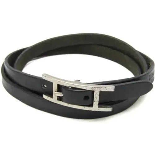 Pre-owned Jewellery, female, , Size: ONE SIZE Pre-owned Leather bracelets - Hermès Vintage - Modalova