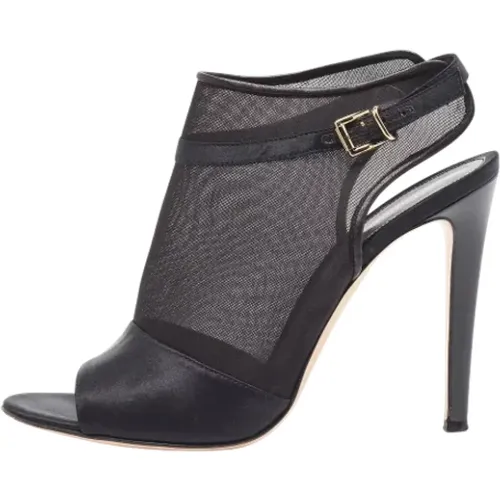 Pre-owned Pumps, female, , Size: 10 US Pre-owned Mesh boots - Gianvito Rossi Pre-owned - Modalova