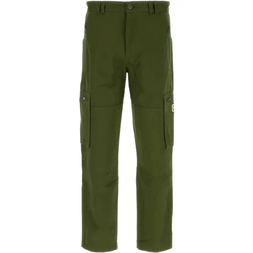 Cargo Pant in Olive Cotton , male, Sizes: W42, W40, W38 - Kenzo - Modalova