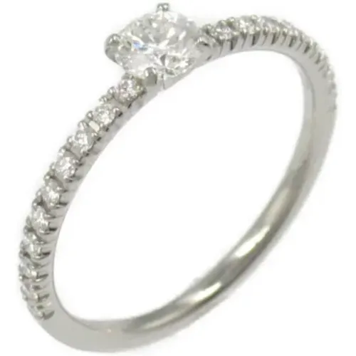 Pre-owned Jewellery, female, , Size: ONE SIZE Pre-owned Platinum rings - Cartier Vintage - Modalova