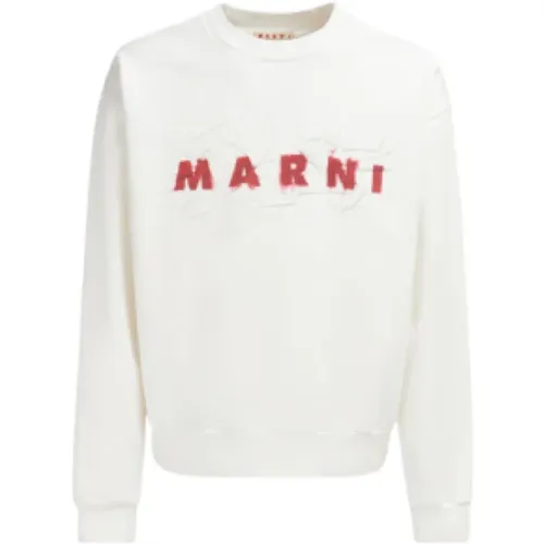 Sweatshirts, male, , Size: S Cotton Sweatshirt - Marni - Modalova