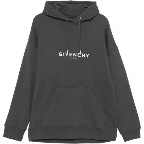 Logo Print Hooded Sweater , male, Sizes: XL, L - Givenchy - Modalova