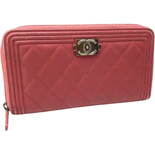 Pre-owned Wallets, female, , Size: ONE SIZE Pre-owned Leather wallets - Chanel Vintage - Modalova