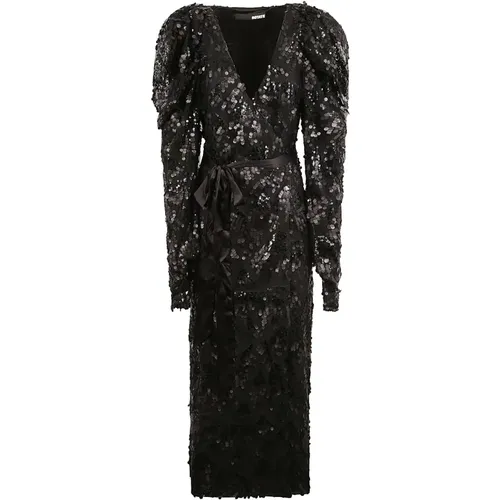 Sequin Wrap Dress , female, Sizes: M, L, S, XS - Rotate Birger Christensen - Modalova
