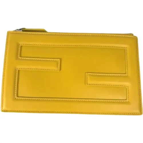 Pre-owned Clutches, female, , Size: ONE SIZE Pre-owned Leather fendi-bags - Fendi Vintage - Modalova