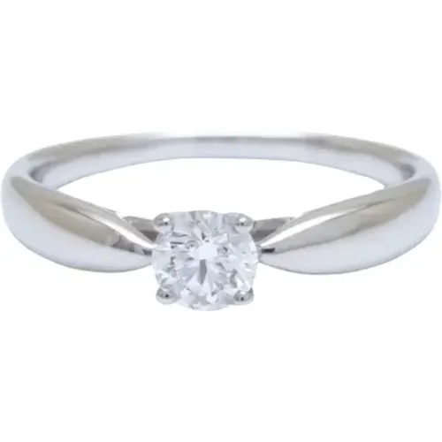 Pre-owned Jewellery, female, , Size: ONE SIZE Pre-owned White Gold rings - Tiffany & Co. Pre-owned - Modalova