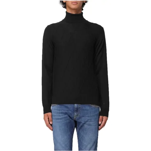 Turtlenecks, male, , Size: 2XL High Neck Sweater - Manuel Ritz - Modalova