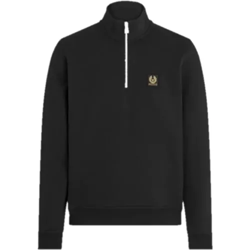 Quarter Zip Sweatshirt with High Neck , male, Sizes: L, XL, 2XL - Belstaff - Modalova