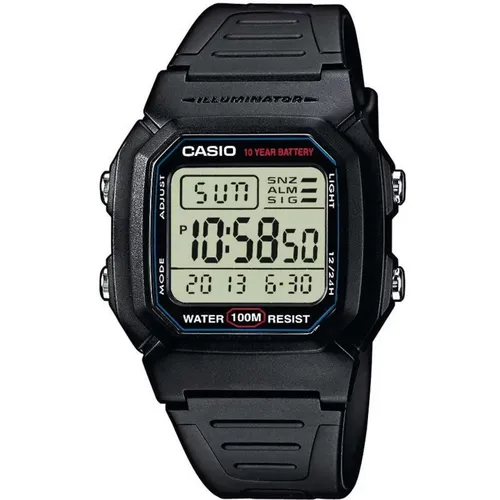 Mens Watch W-800H-1Aves, Quartz, 37mm, 10Atm , male, Sizes: ONE SIZE - Casio - Modalova