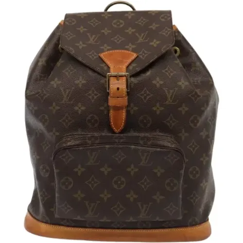 Pre-owned Backpacks, female, , Size: ONE SIZE Pre-owned Canvas louis-vuitton-bags - Louis Vuitton Vintage - Modalova