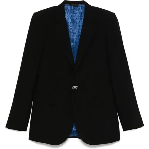 Blazers, male, , Size: XL Metal Detail Jacket - Givenchy - Modalova