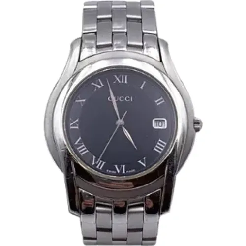 Pre-owned Watches, female, , Size: ONE SIZE Pre-owned Stainless Steel watches - Gucci Vintage - Modalova