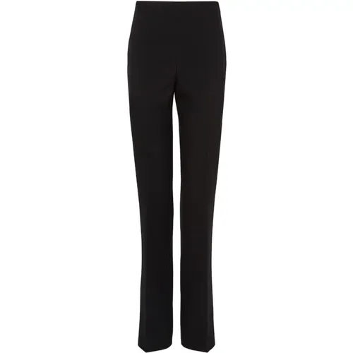 Slim-fit Trousers, female, , Size: M Slim-Fit Wool Trousers - Ferragamo - Modalova